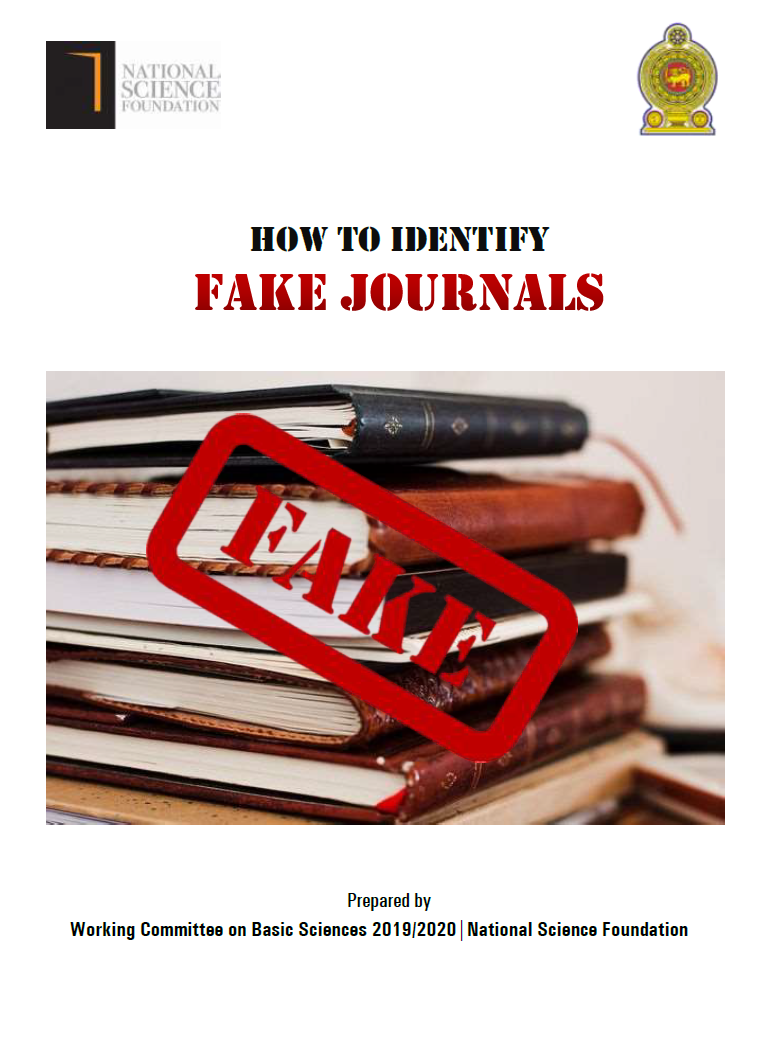 Report on Fake Journals