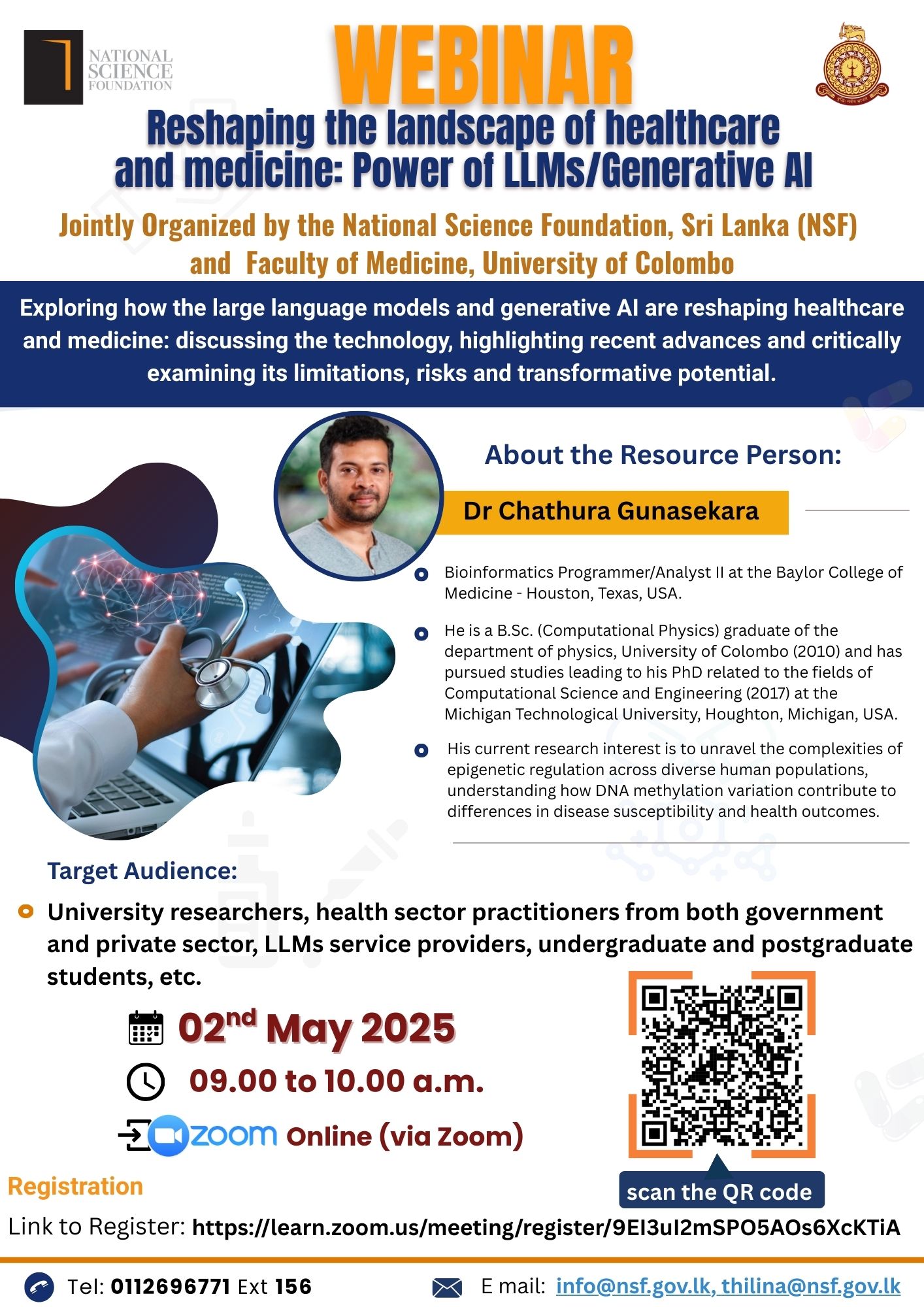 Webinar on Reshaping the landscape of Healthcare and Medicine