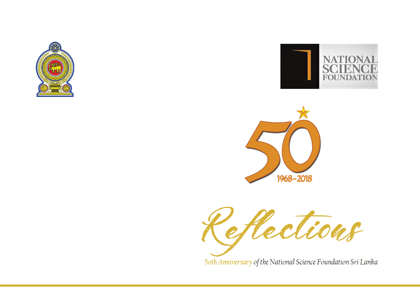 Reflections (50th Anniversary publication of the National Science Foundation Sri Lanka)