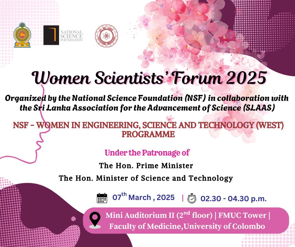 Women Scientists Forum 2025 commemorating the International Women’s Day 